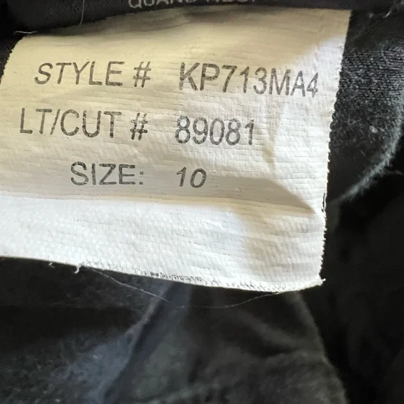 Kut From The Kloth Jennifer Fit Ultra Skinny soft dark charcoal pants Sz 10 - Picture 3 of 5